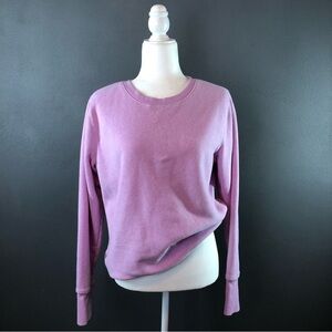 Tek Gear Lavender Ultra Soft Fleece Crewneck Sweatshirt M